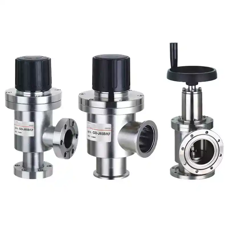 KF Flange High Vacuum Angle Valves