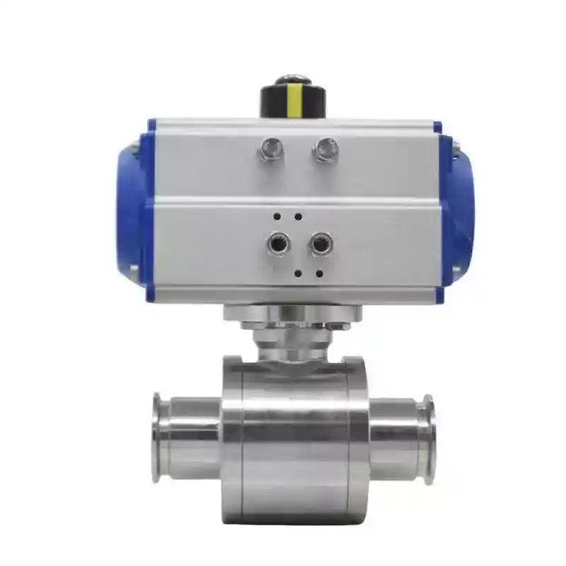 KF Flange Pneumatic High Vacuum Ball Valves