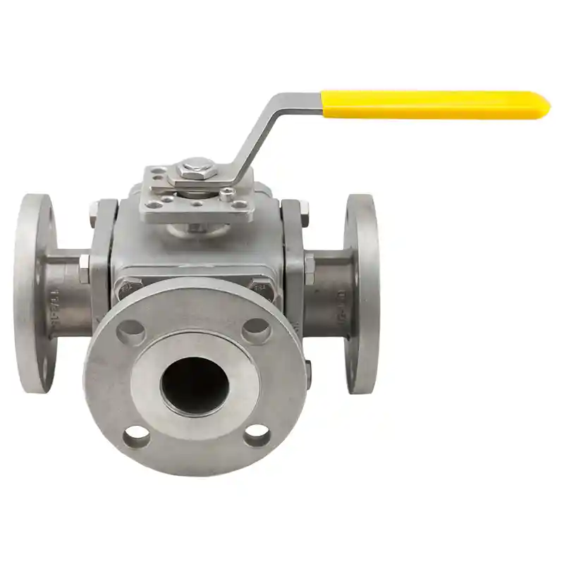 4-Way Flanged Ball Valves