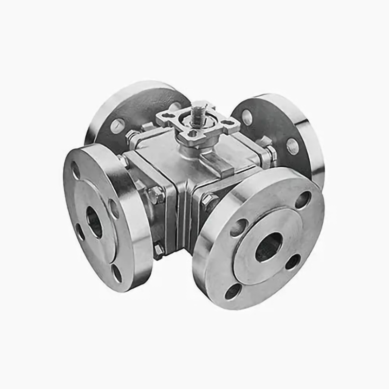 4-Way Flanged Ball Valves