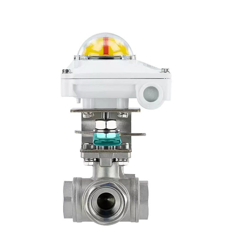 Manual 3-Way Ball Valve with Signal Feedback