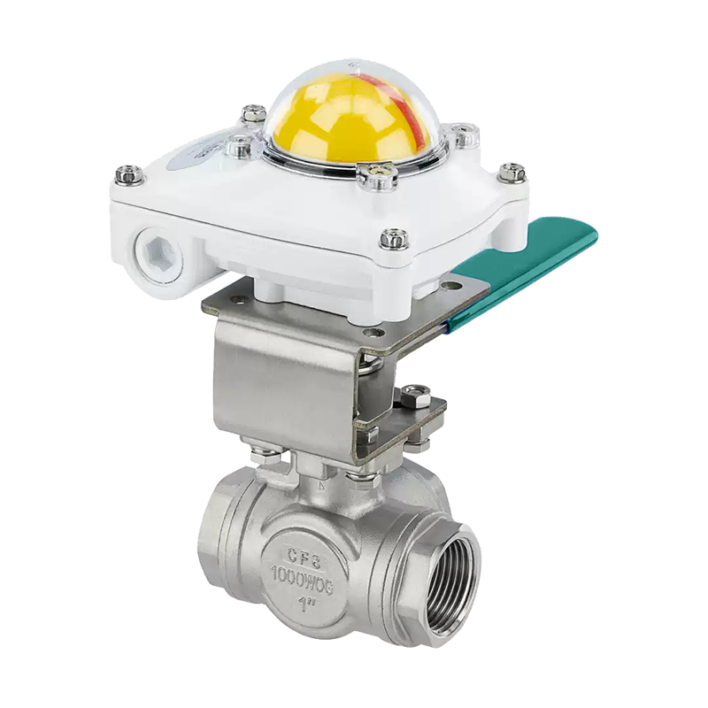 Manual 3-Way Ball Valve with Signal Feedback