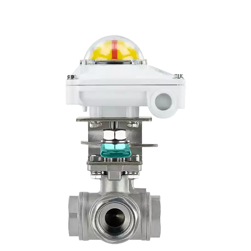 Manual 3-Way Ball Valve with Signal Feedback