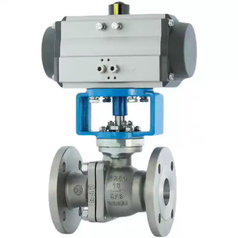 Pneumatic Metal Hard-Sealed Ball Valves