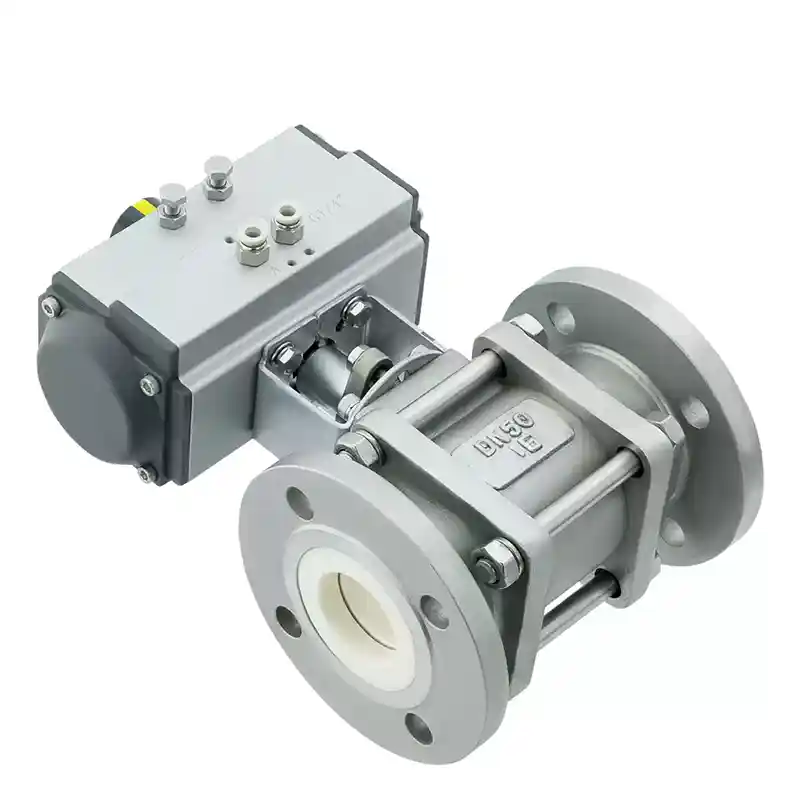 Pneumatic Ceramic Lined Ball Valves