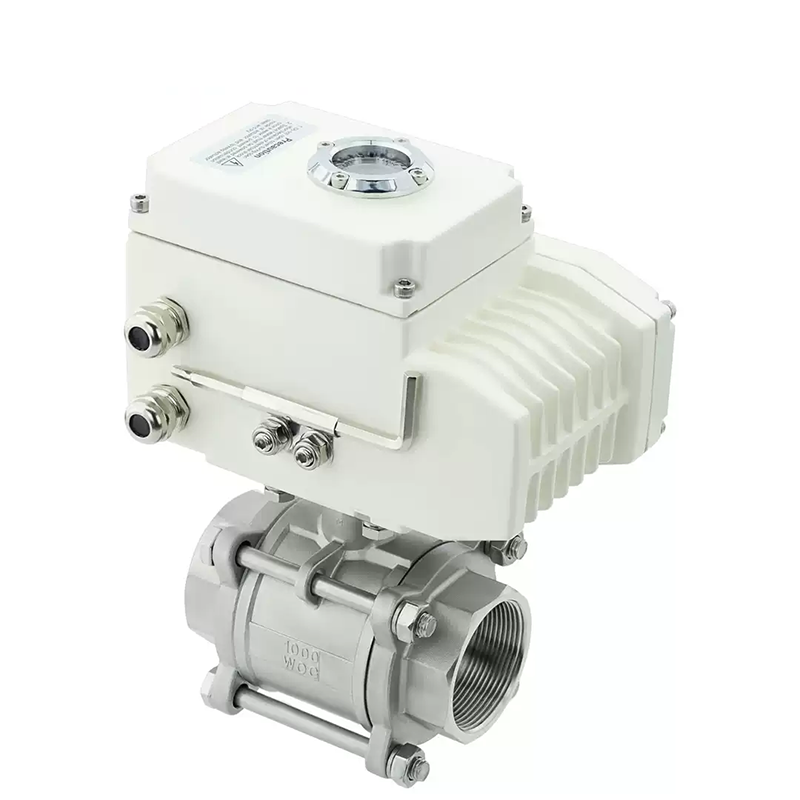 Electric Actuated 3-Piece Ball Valve