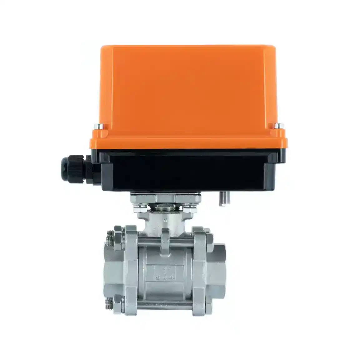 Mini Electric Actuated 3-Piece Ball Valves