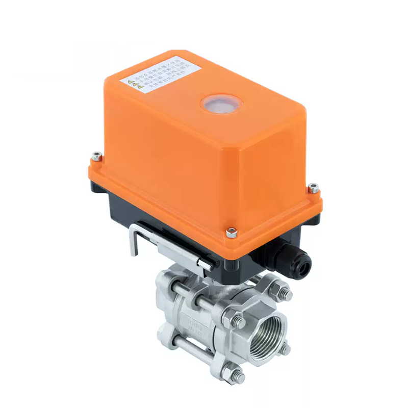 Mini Electric Actuated 3-Piece Ball Valve