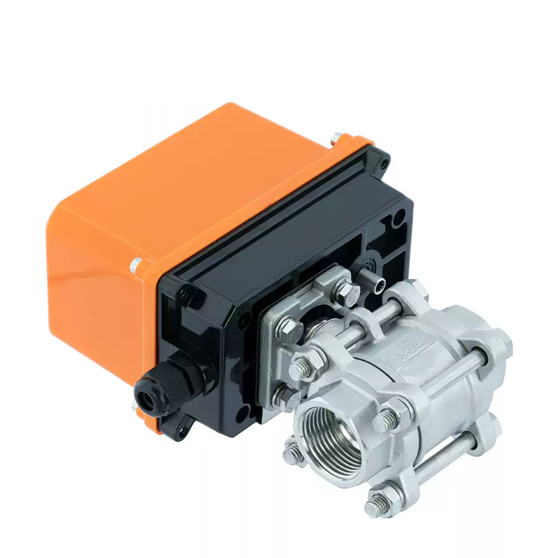 Mini Electric Actuated 3-Piece Ball Valve