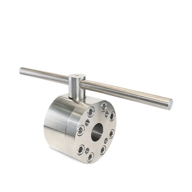 High-Pressure Ball Valve with SAE Flange Connections