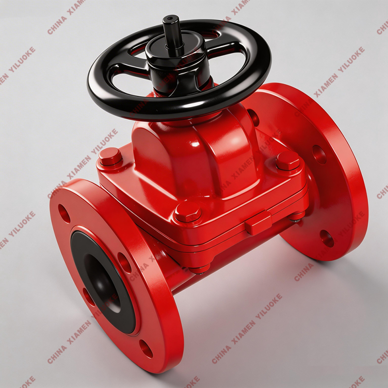 Natural Rubber Lined Diaphragm Valve