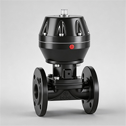 Pneumatic Actuated Rubber Lined Diaphragm Valve