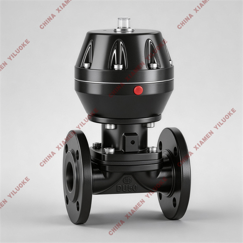 Pneumatic Actuated Rubber Lined Diaphragm Valve