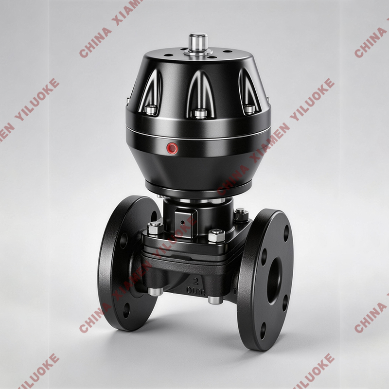 Pneumatic Actuated Rubber Lined Diaphragm Valve