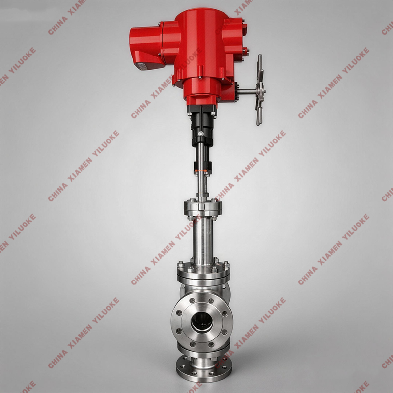 Electric Actuated 3-Way Control Valve